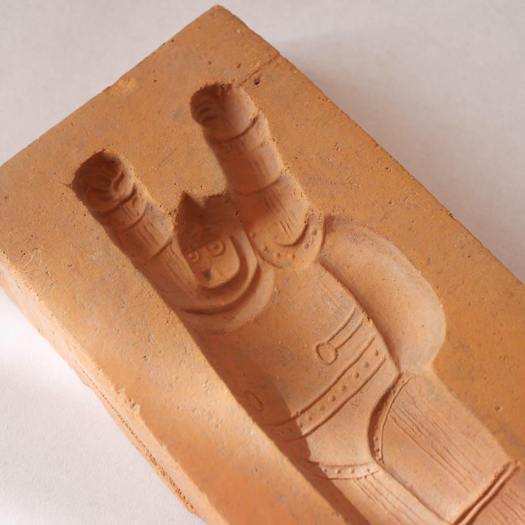 鉄人28号の粘土型　約22cm カタ屋　粘土屋　昭和レトロ 型屋 粘土版