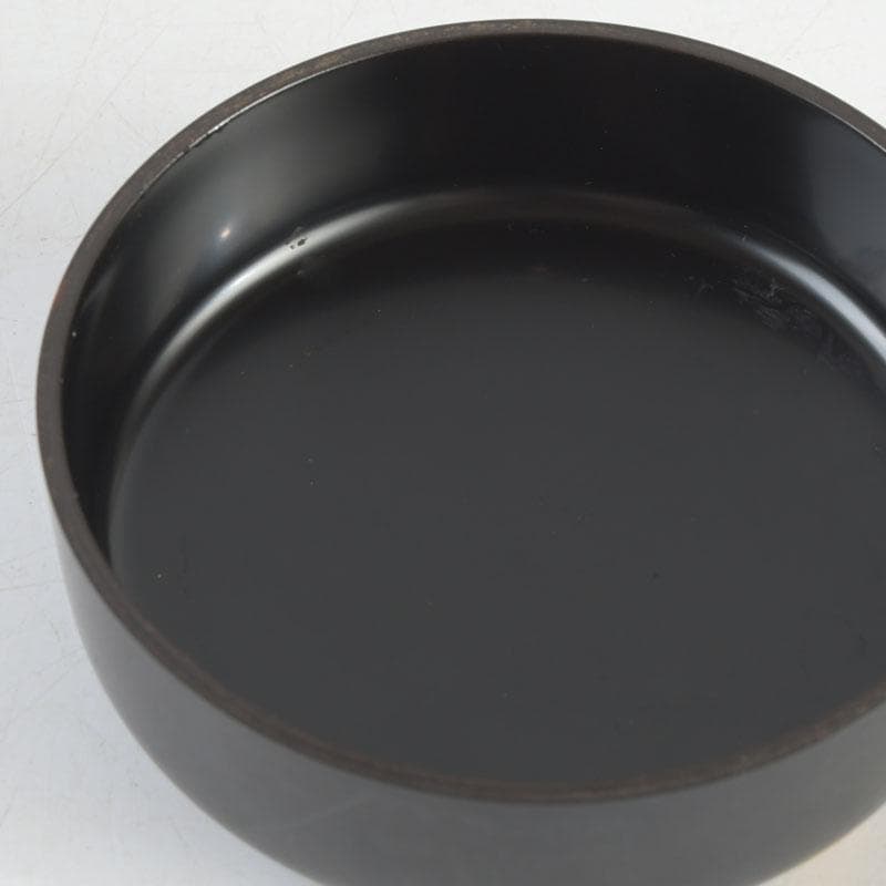 茶道具　加賀蒔絵師　志田伯峰作　鼓蒔絵　中棗　共箱　V　9519