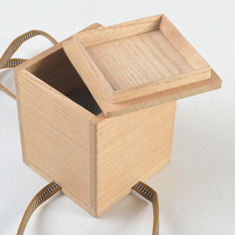 茶道具　加賀蒔絵師　志田伯峰作　鼓蒔絵　中棗　共箱　V　9519