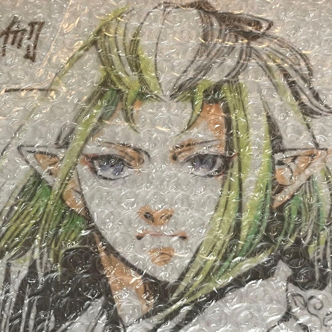 *フェア当選品*琥狗ハヤテ【御伽 おとぎ】*直筆イラスト＆直筆サイン色紙