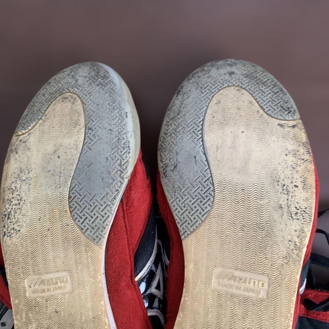 ボクシングシューズ レッド/ブラック ハイカット