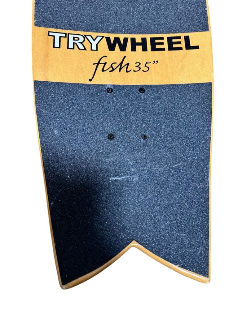 美品✨ TRYWHEEL FISH 35\" トライウィール 3輪スケートボード