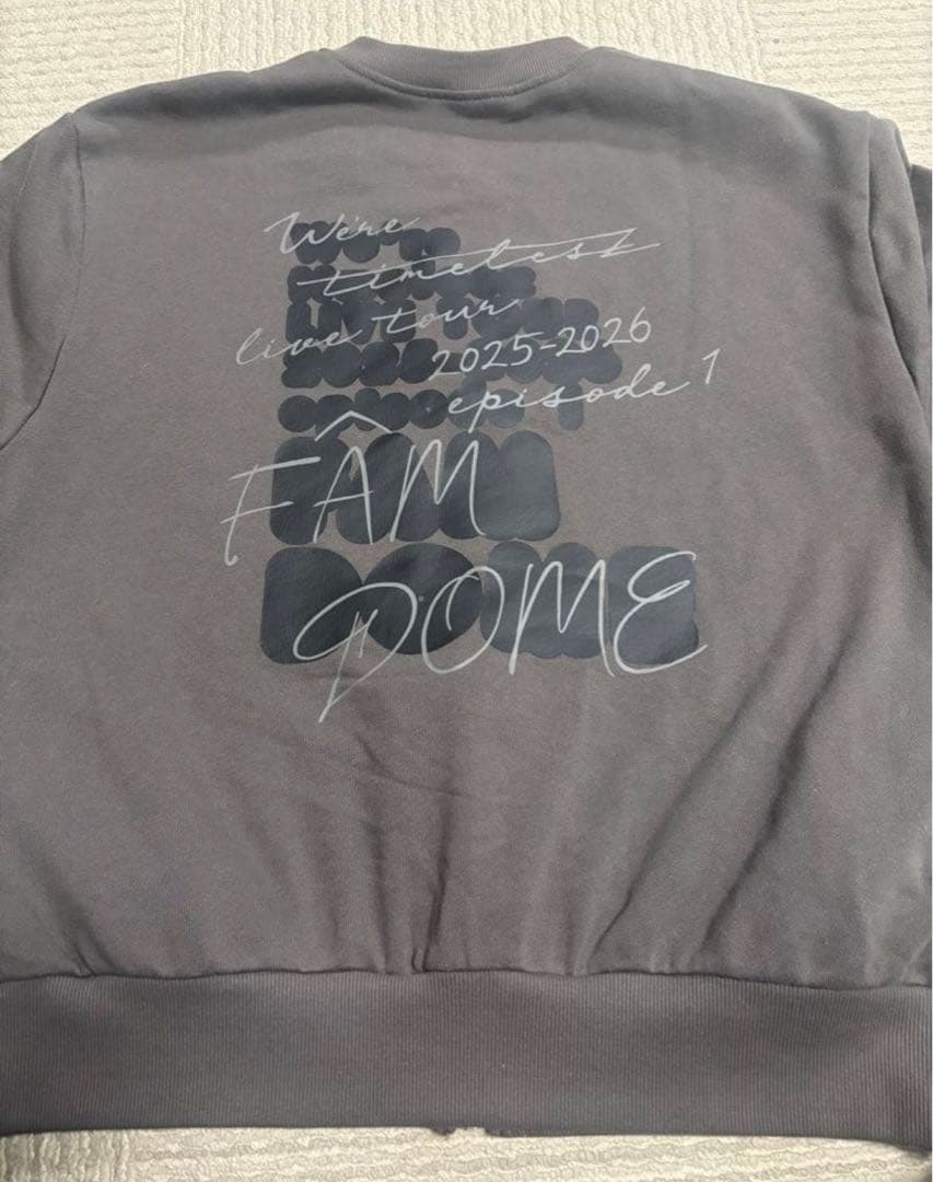 timelesz FAM ツアーグッズ Tシャツジ ップアップカーディガンA