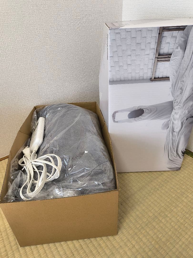 Panasonic 電気毛布 グレー 温度調節機能付き