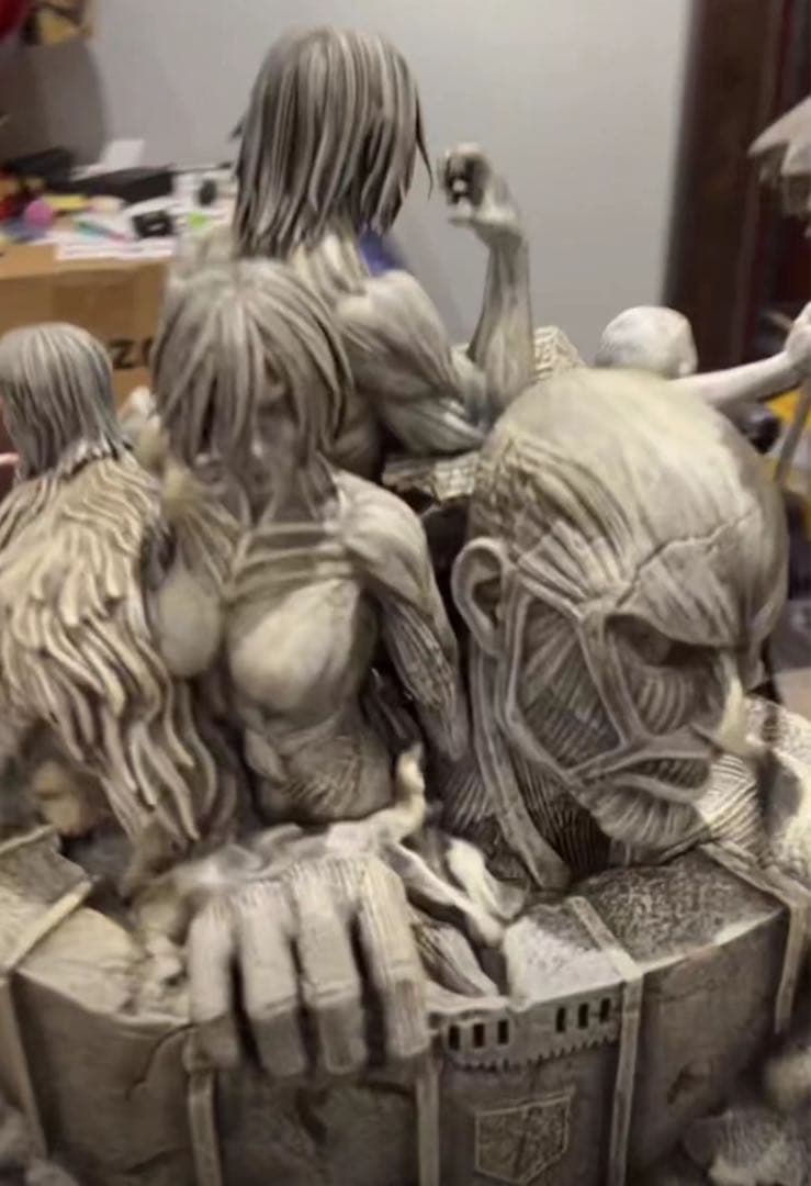 進撃の巨人 エレン・イェーガー ガレージキット ガレキ スタチュー⑩