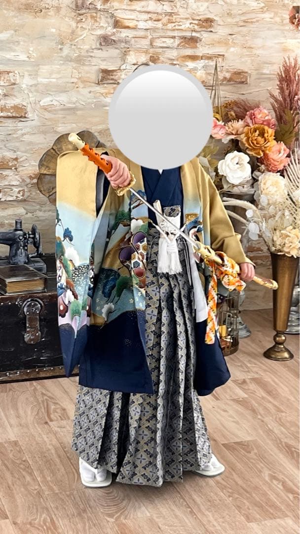 七五三　5歳　男の子　フルセット　一式　鷹