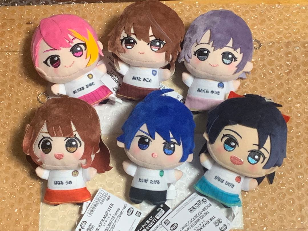 ナムコ限定　アイドルマスター　ちびぐるみ　チアフルアンサンブル　vol1 全6種