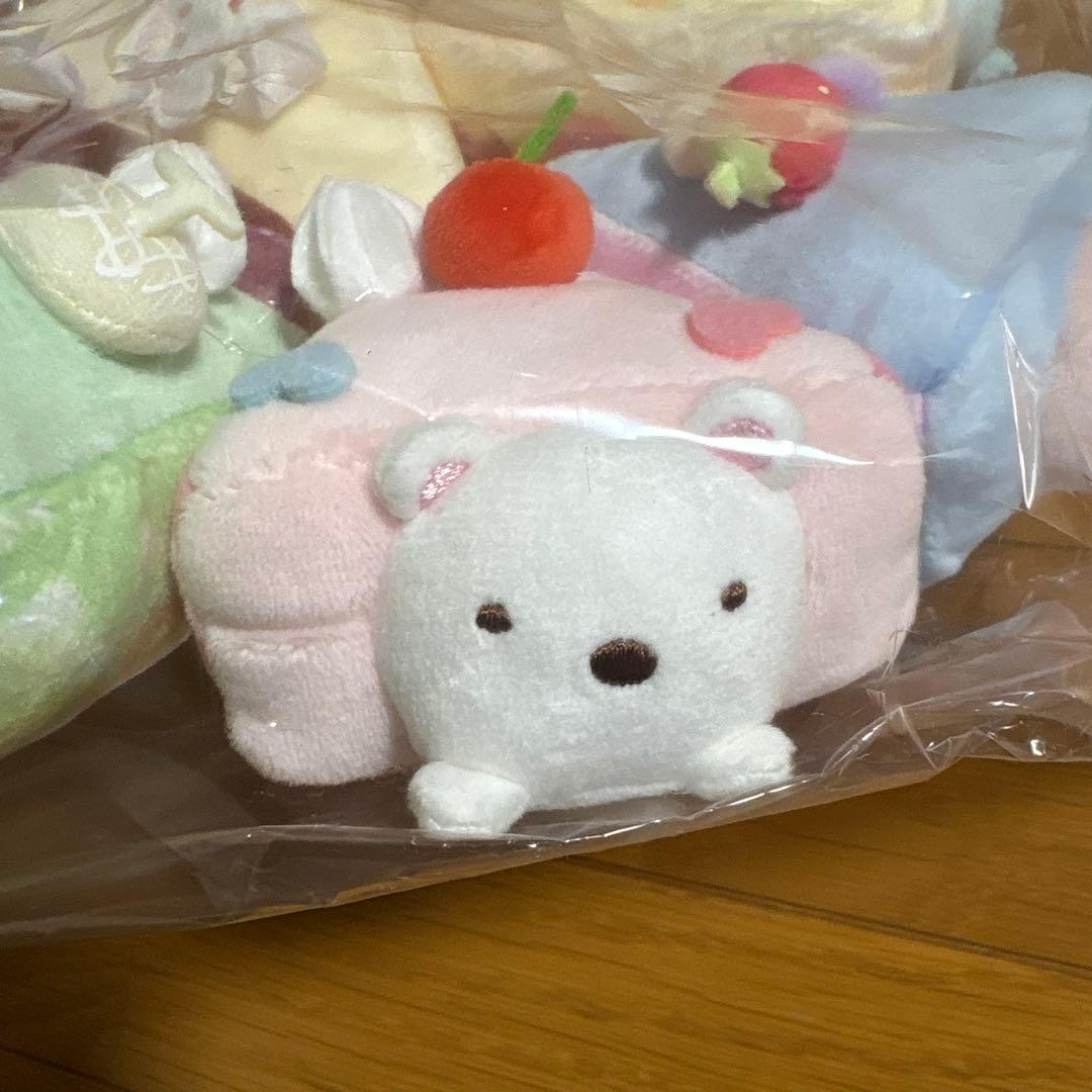 すみっコぐらし　ねこのきょうだい　ケーキ　シーンぬいぐるみ