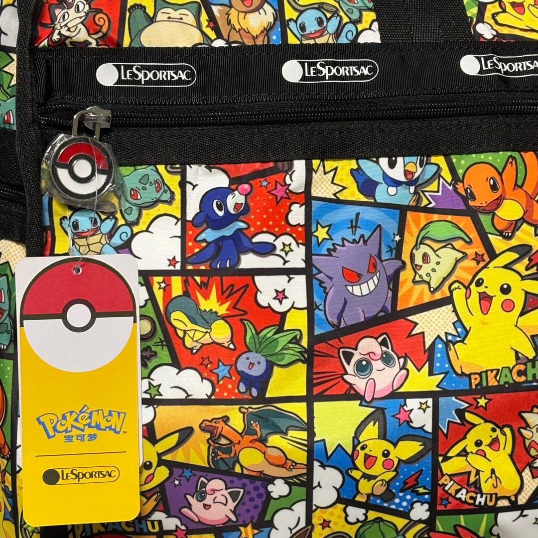 【希少】レスポートサック　ボストンバッグ　ラージタイプ　ポケモン　ピカチュウ