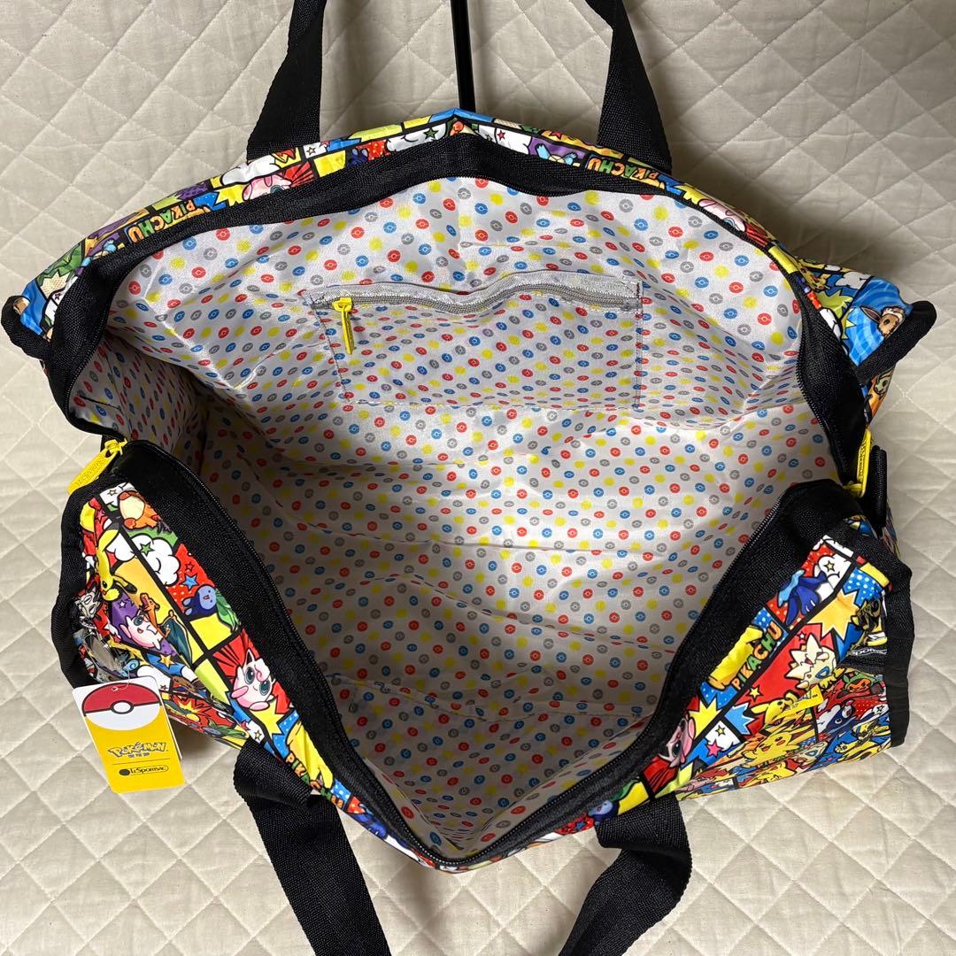 【希少】レスポートサック　ボストンバッグ　ラージタイプ　ポケモン　ピカチュウ