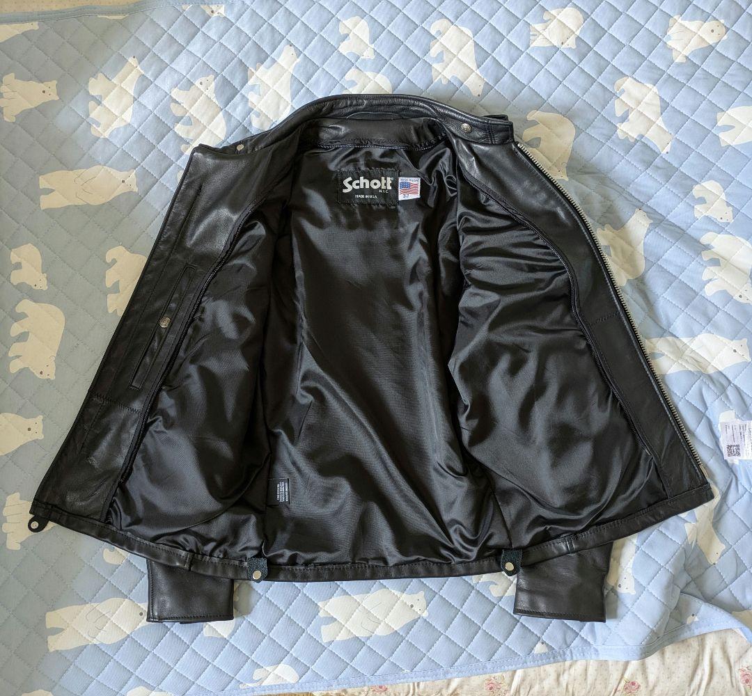 Schott ショット シングルライダース ボアライナー付き US32