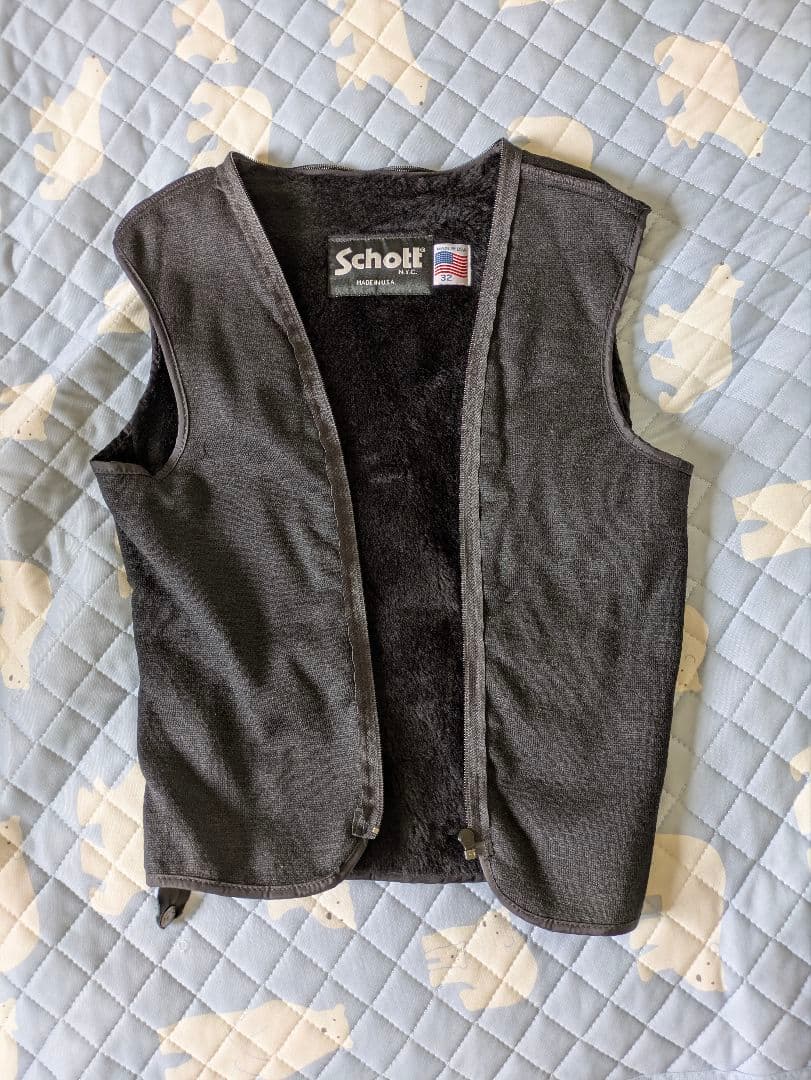 Schott ショット シングルライダース ボアライナー付き US32