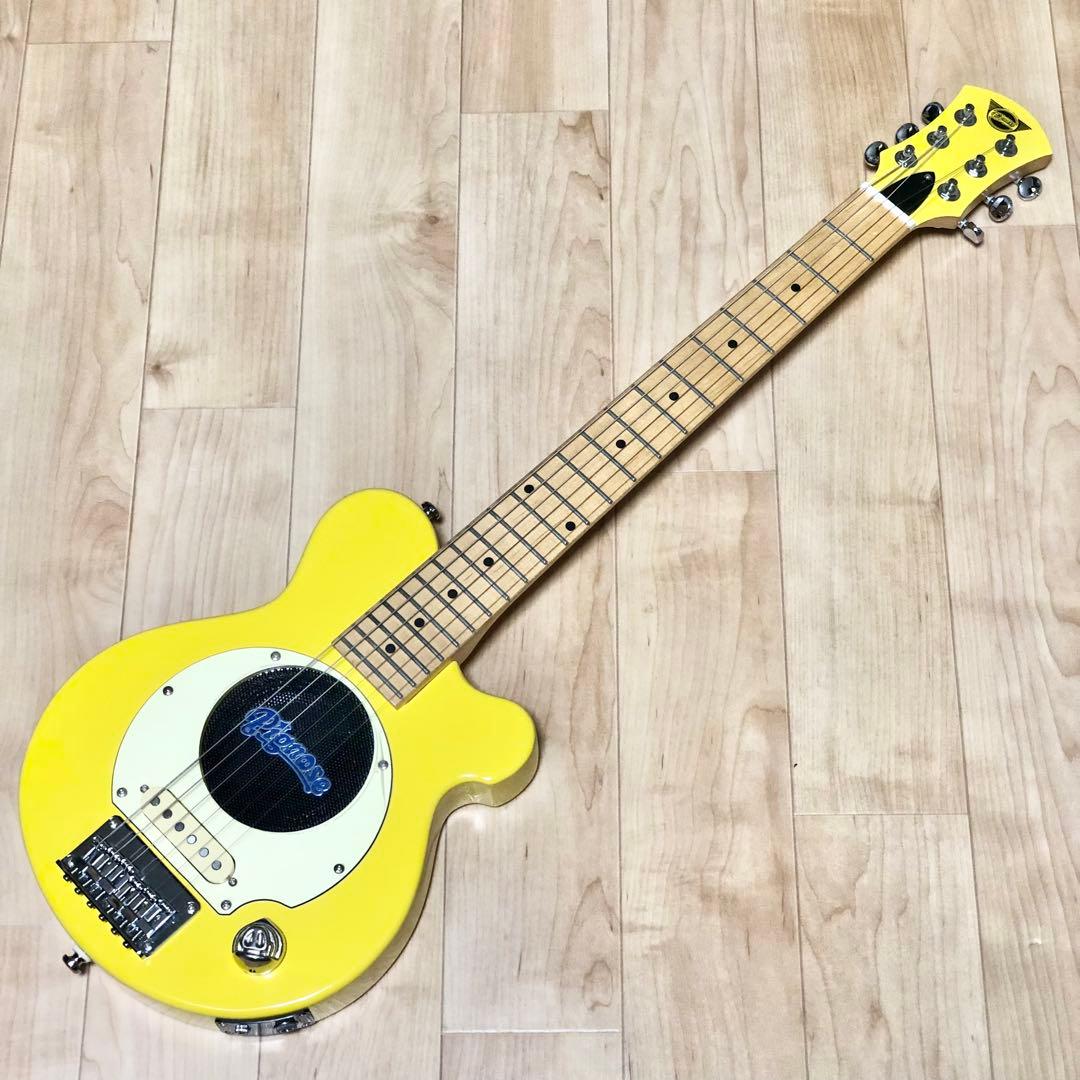 pignose yellow pgg ピグノーズ イエロー アンプ内蔵 ギター