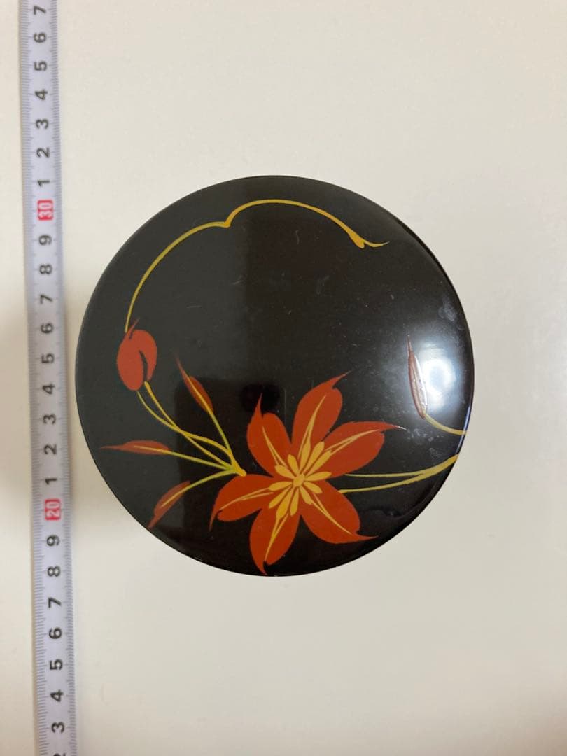 浄法寺塗　うるみ工房　漆器の茶筒1、急須台１、おしぼり入れ５、茶托５のセット