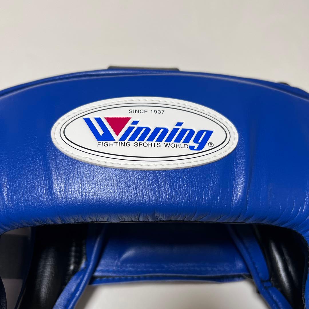 Winning ボクシングヘッドギア　青