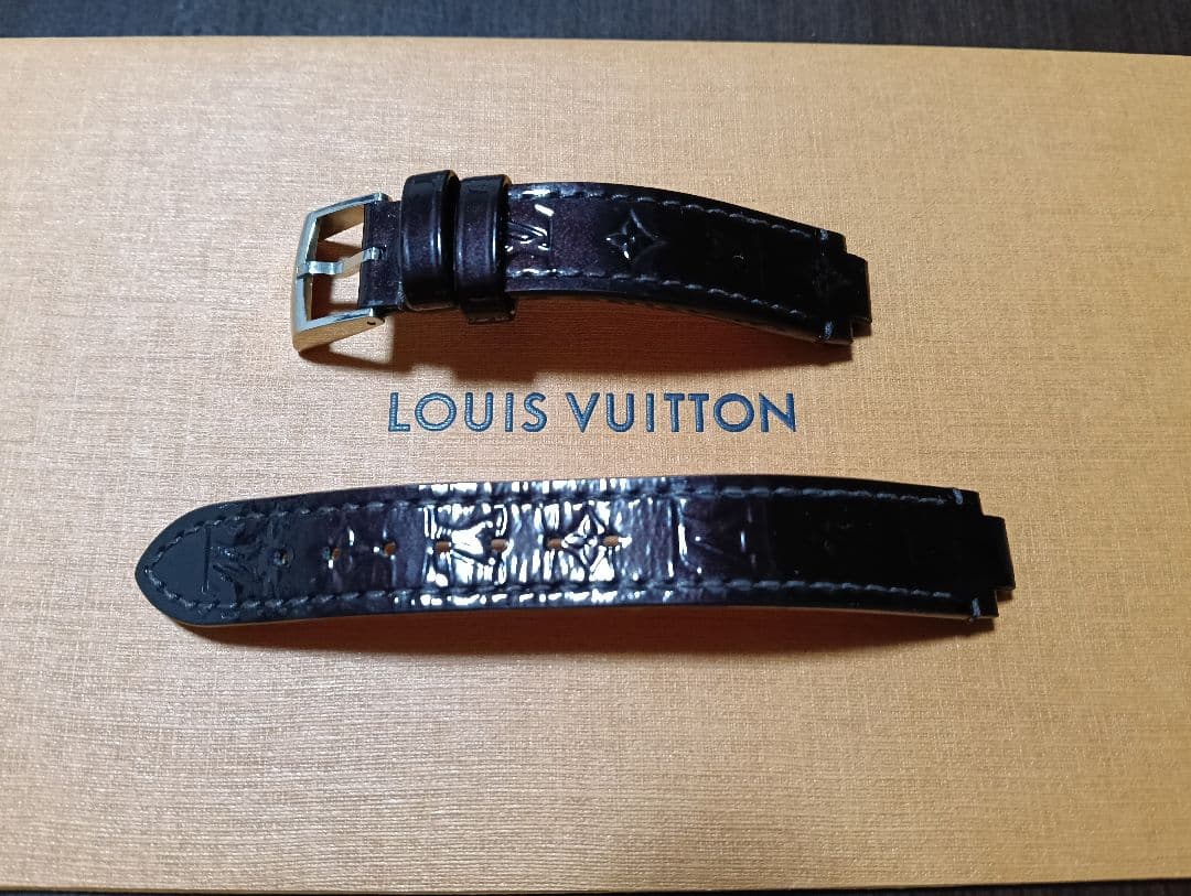 【専用】タンブールPM　レザーストラップ　モノグラムヴェルニ　アマラント