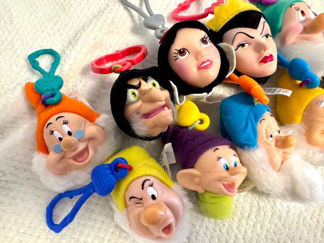 アメリカ マクドナルド ミールトイ 白雪姫 七人の小人 コンプリートセット