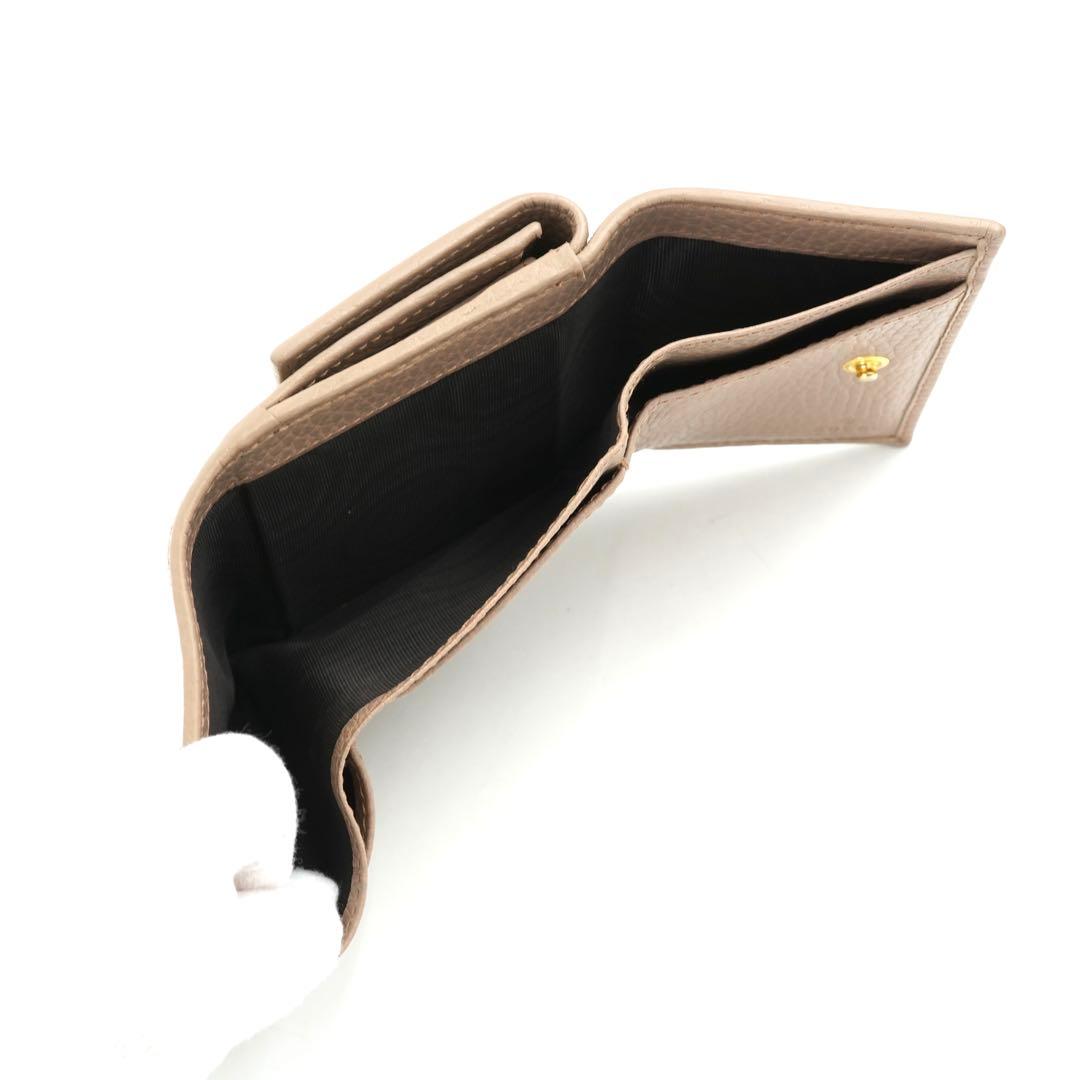 ✨未使用展示品✨ GUCCI ミニ財布　マーモント　エンボスロゴ　三つ折り　GG