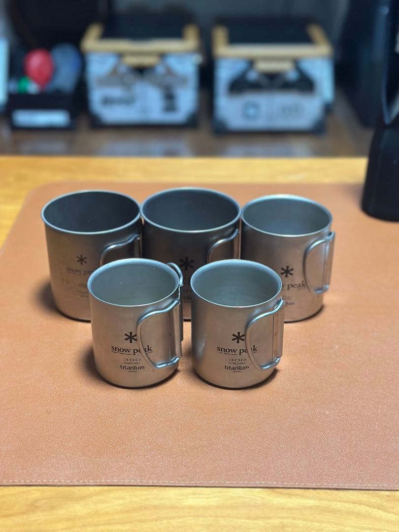  peak チタンマグカップ 5個セット