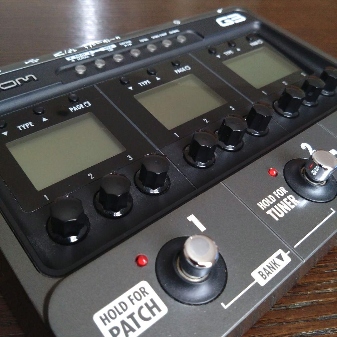 ZOOM G3エフェクター 　ACアダプター付