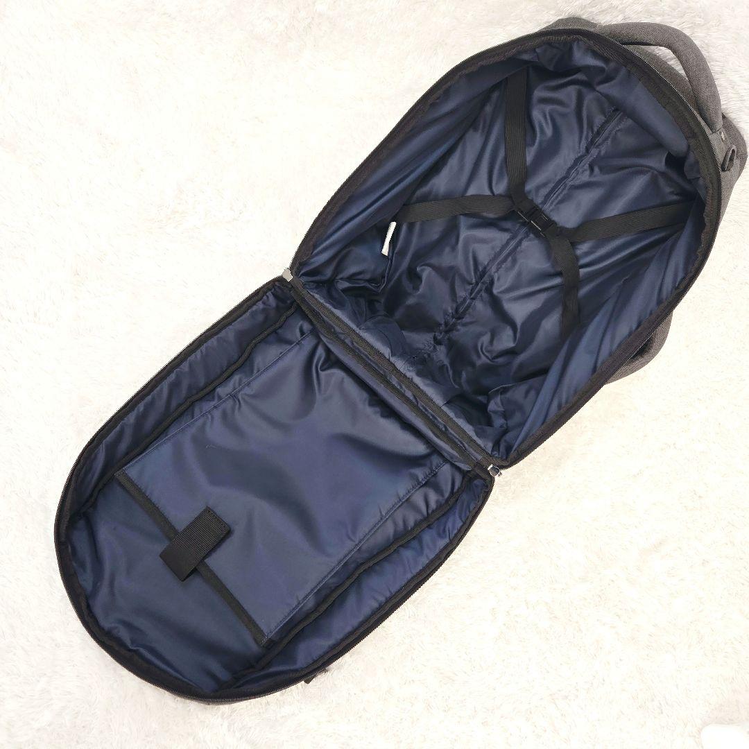 美品 4way 軽量 多機能キャリー 大容量 リュック キャリーバッグ グレー