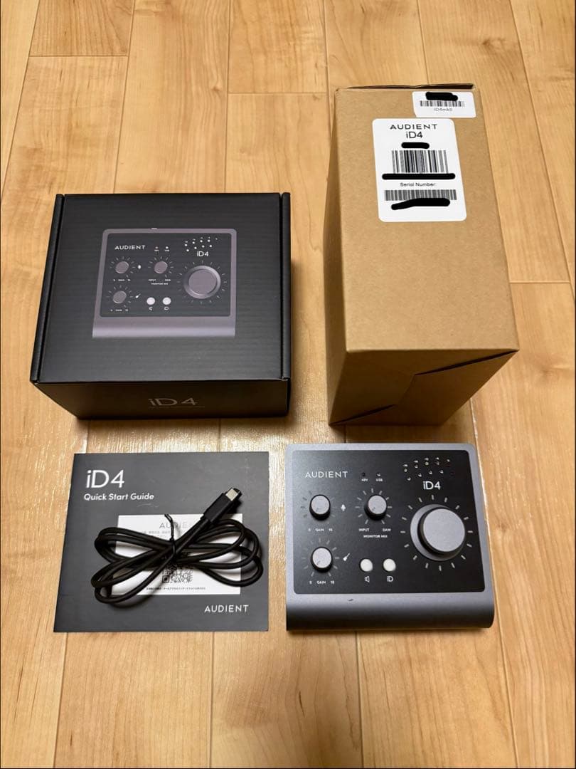【ほぼ新品】AUDIENT iD4mkII オーディオインターフェイス