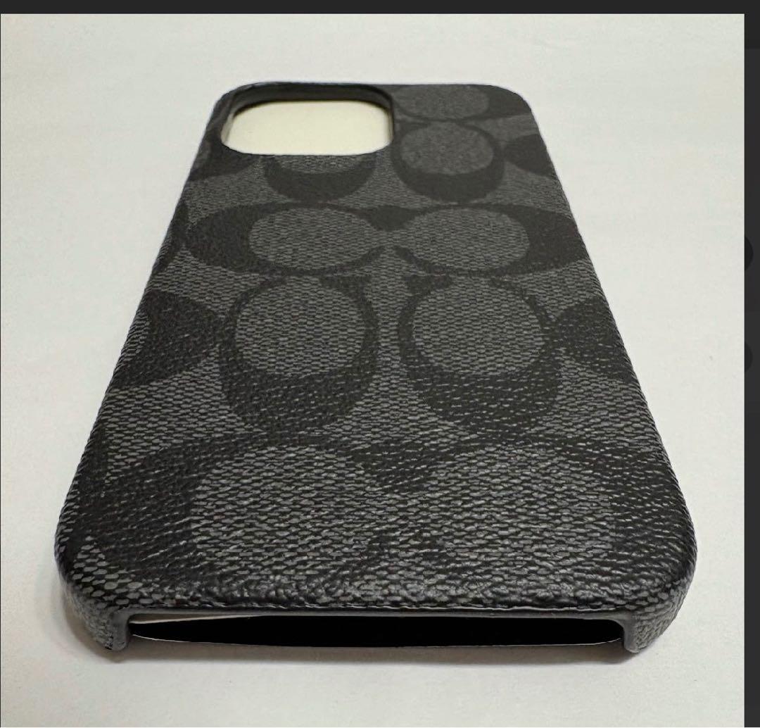 COACH iPhone13 pro ケース C8023 GRAPHITE 1