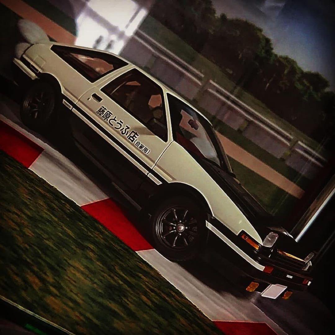 魔*神様 オートアート1/18　スプリンター トレノ プロジェクトD　ファイナル