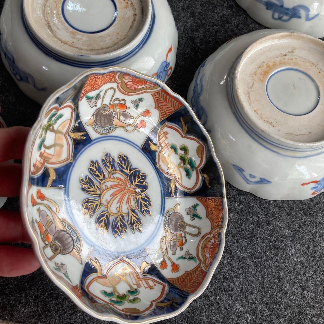 古伊万里　なます皿　８枚 価格変更