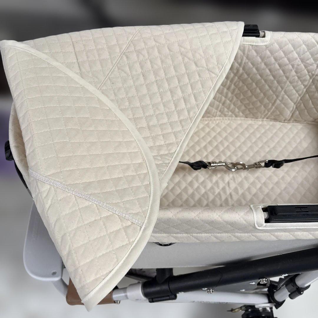 ハンドメイド製作　エアバギードーム3 (ラージサイズ)生成り色 2点セット