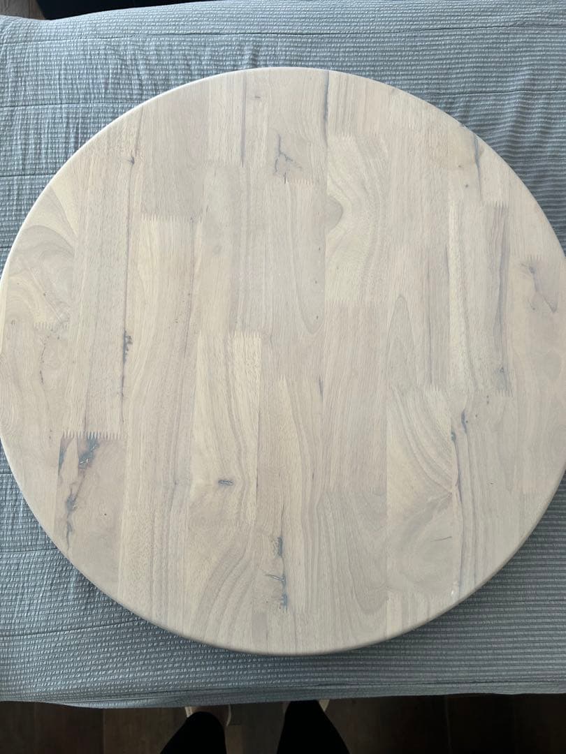 モダンデコ　ラウンド　ダイニングテーブル　ホワイト　丸テーブル