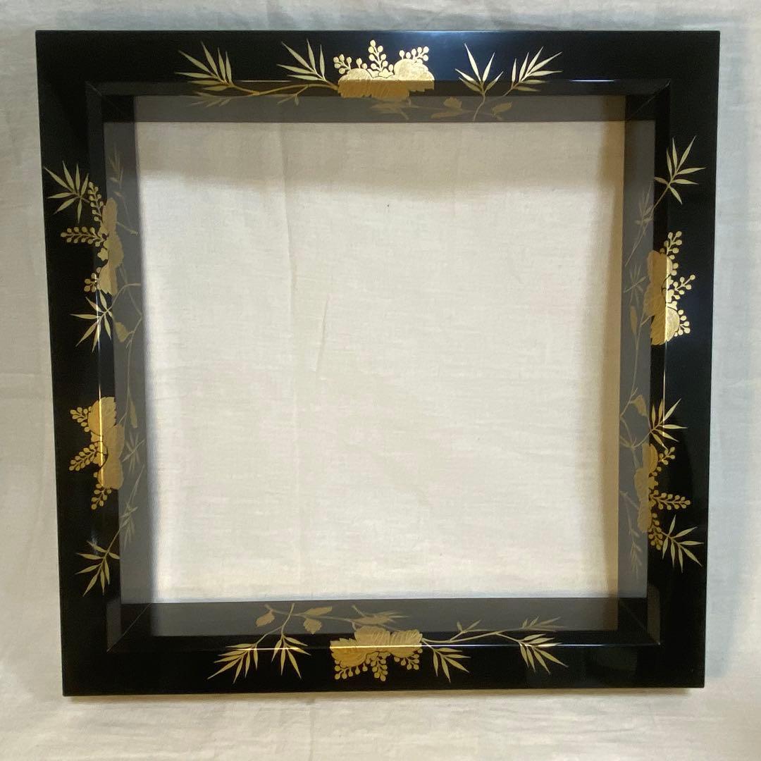 漆塗　炉縁　桐文　金蒔絵　祐哲　茶道具　茶道　共箱