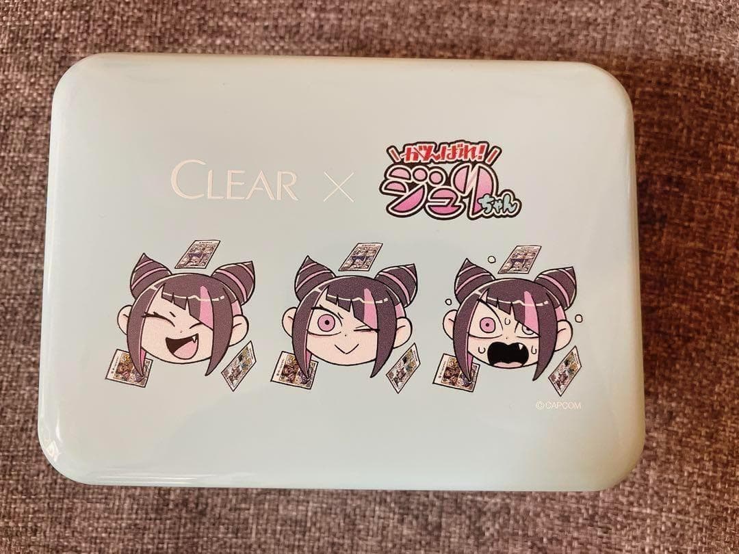 抽選 非売品 15名 CLEAR がんばれジュリちゃん 缶 ストリートファイター