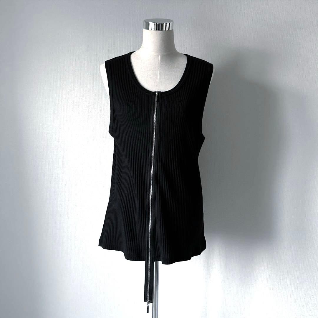 TAAKK 21ss ダブルジップ ノースリーブTシャツ / タンクトップ