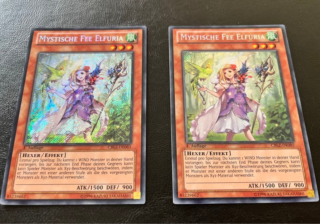 値下げ中！神秘の妖精エルフィリア　EU版ドイツ語　シークレットレア　エラーカード