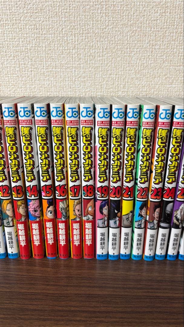 僕のヒーローアカデミア 1〜37巻、関連本15冊、特典ポストカード