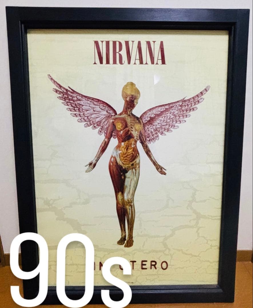 90s ニルヴァーナ IN UTERO プロモーション ポスター　1993年