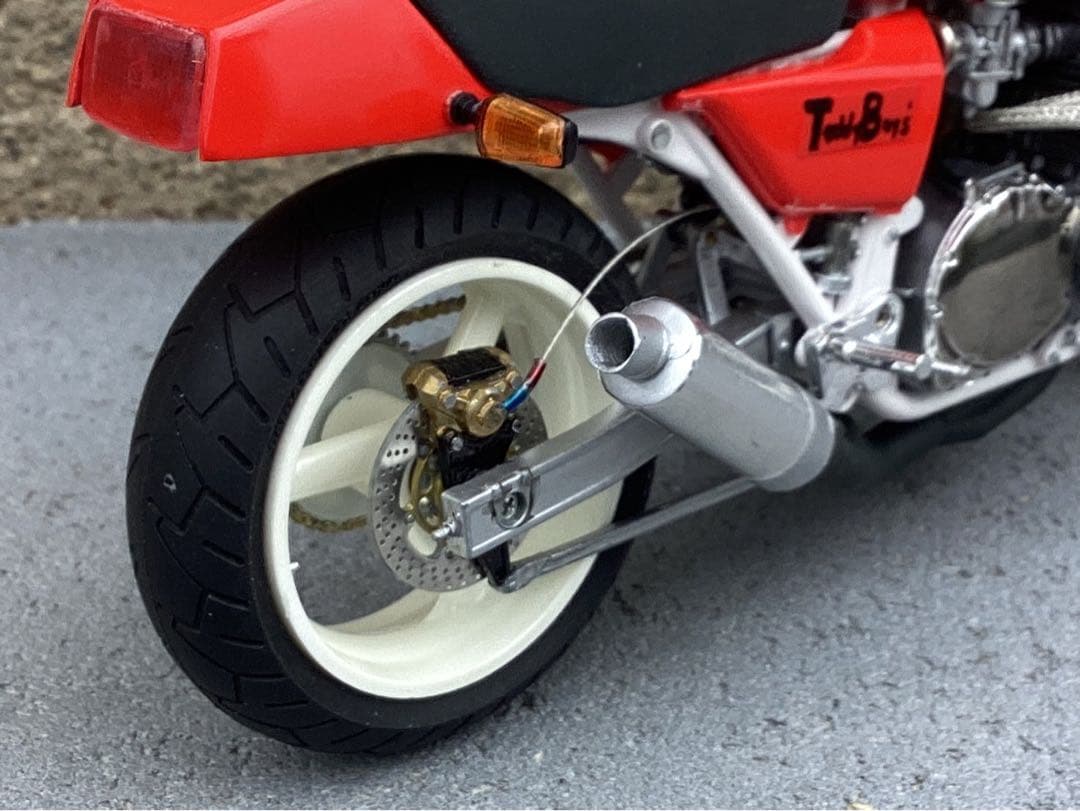 バイクプラモデル　族車　アオシマ1/12 (ジャンク品)