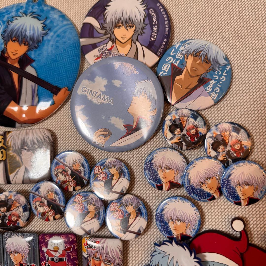 銀さん　銀魂 万事屋セット バッジ・