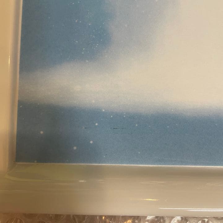 千住博 「Waterfall」ウォーターフォール 陶板画 彩磁プレート 深川製磁