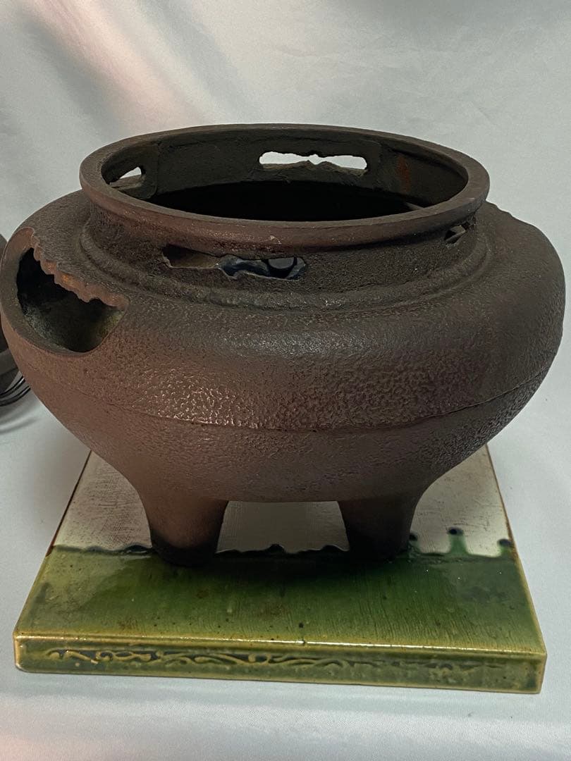 2727❣️ 茶道　茶釜　風炉　電熱器　セット