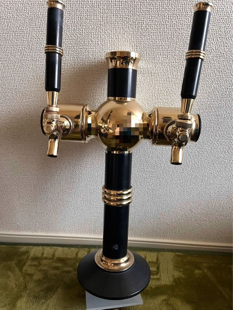ビールサーバー 卓上タイプ 黒と金
