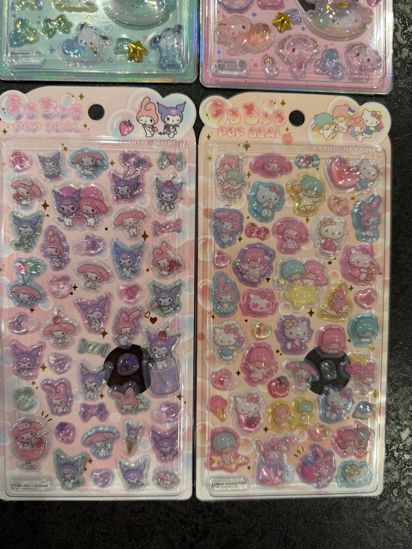 サンリオうるちゅるポップシール8種セット