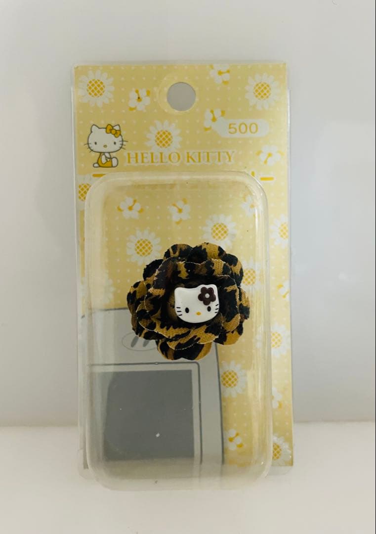 平成レトロ　ハローキティ　2002　アンテナアクセサリー　ヒョウ　ヒョウ柄　豹柄