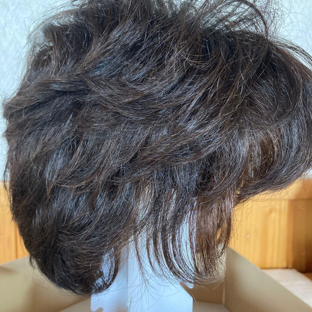 《値下げ》【美品】フォンテーヌ　ショート　パーマ　ウィッグ　専用ケース付