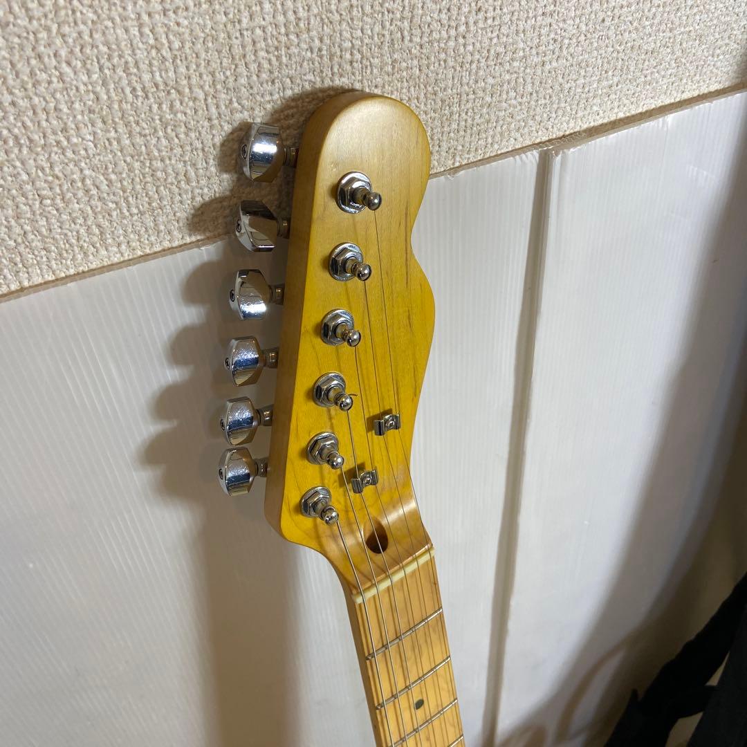 ノーブランド　テレキャスタータイプ エレキギター ギターケース付き