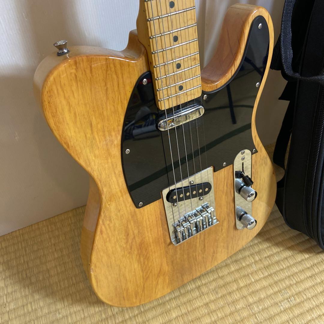 ノーブランド　テレキャスタータイプ エレキギター ギターケース付き