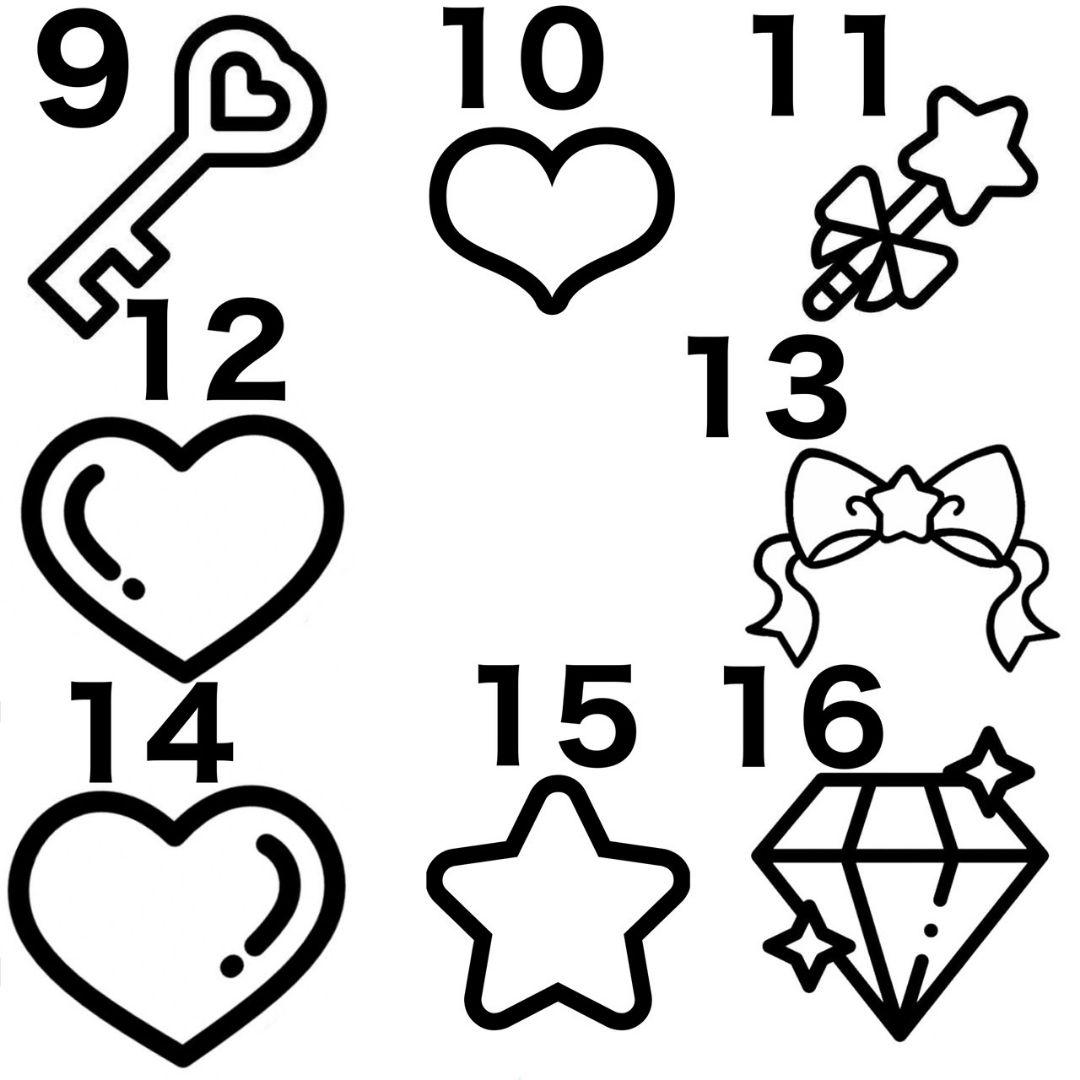 オーダーページ　うちわデコ　デコパーツ　デコ　オーダー　うちわ　ラインストーン