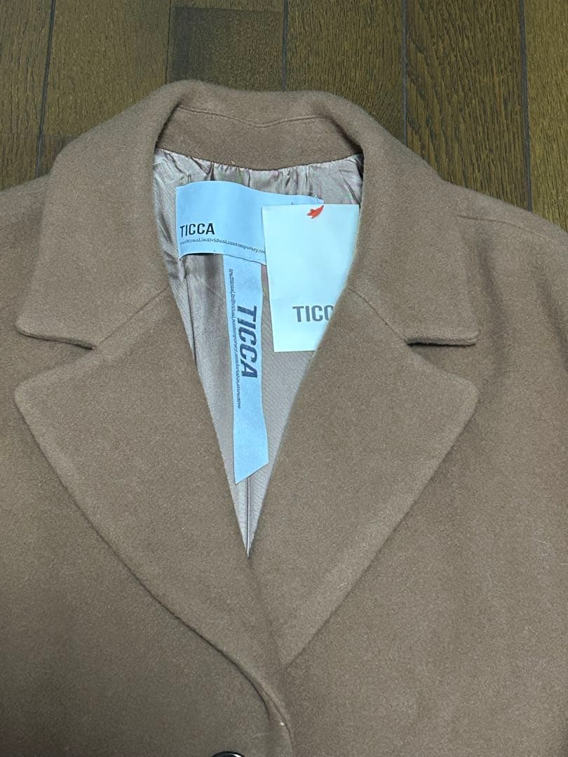 【タグ付き】【美品】TICCA チェスターコート　ロングコート