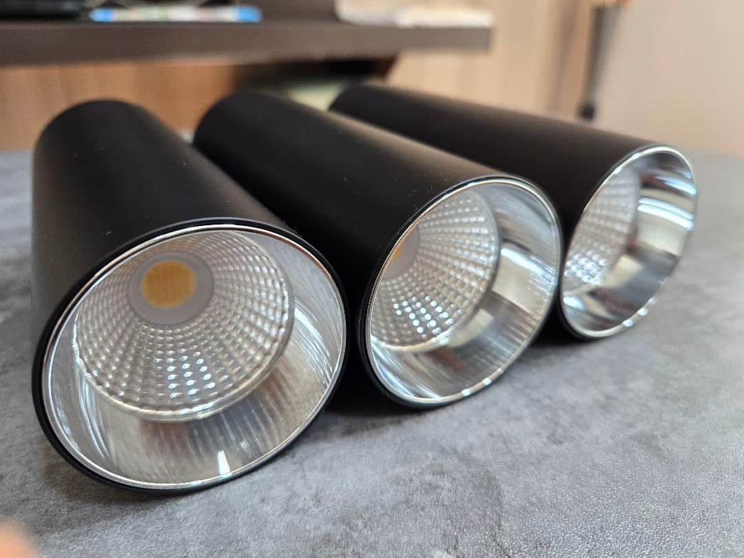 エジソンスマート LEDスポットライト 3個セット 黒